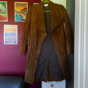 Leather trenchcoat by Helmut Lang